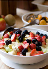 Vegetarian breakfast at Ambleside Manor